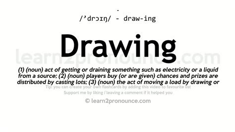 draw pronunciation|draw definition geography.